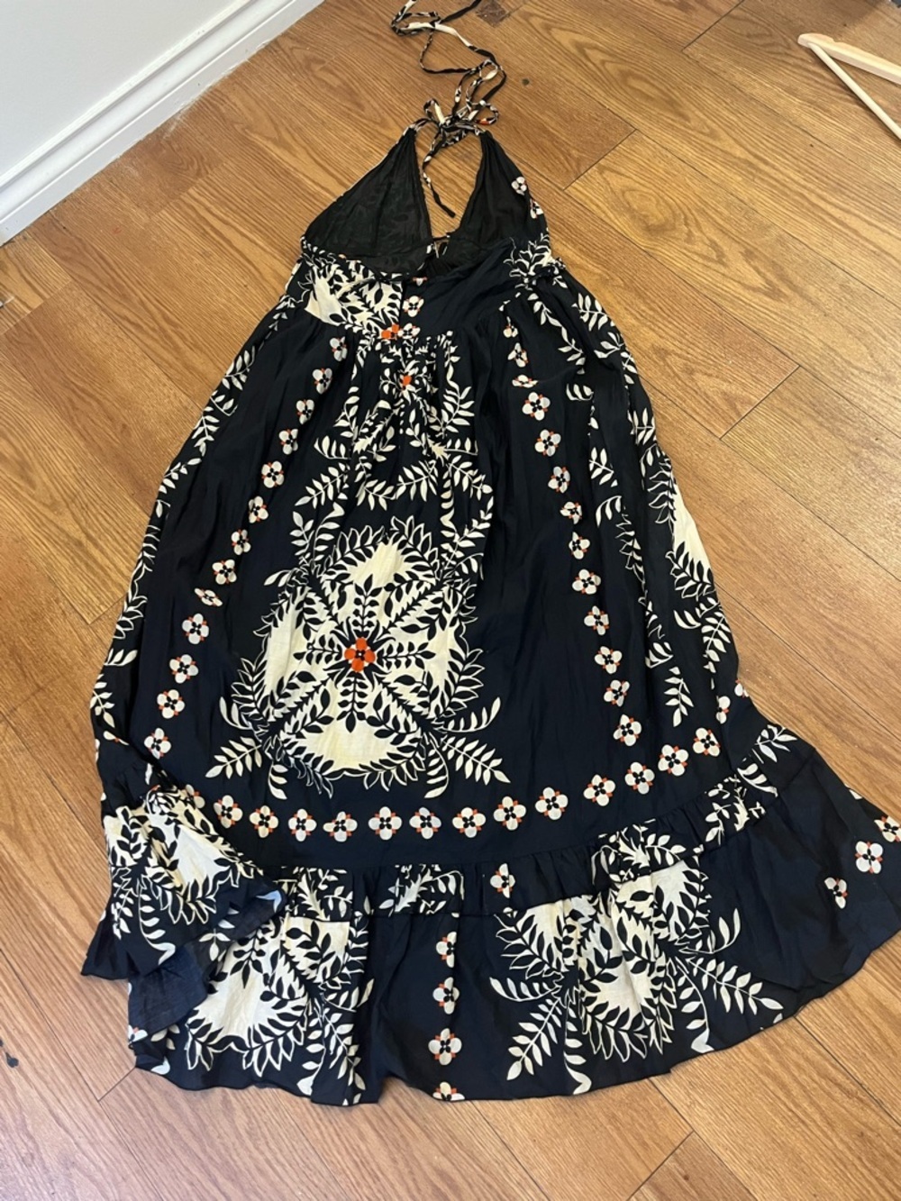 Chepé 100% cotton Boho halter neck open back dress- Medium - Picture 4 of 14